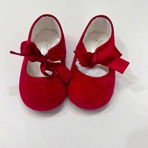 Mayoral Red baby shoes